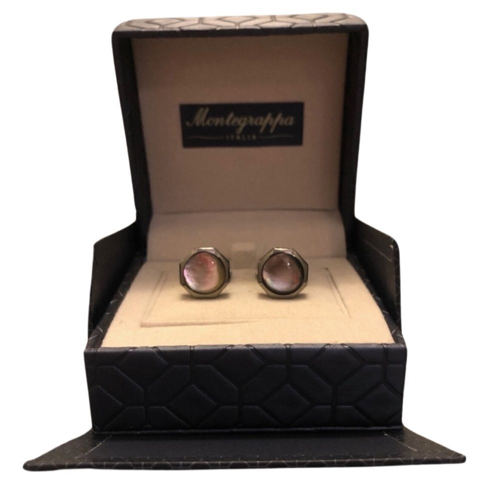 MONTEGRAPPA Privelege Cuff links - Silver